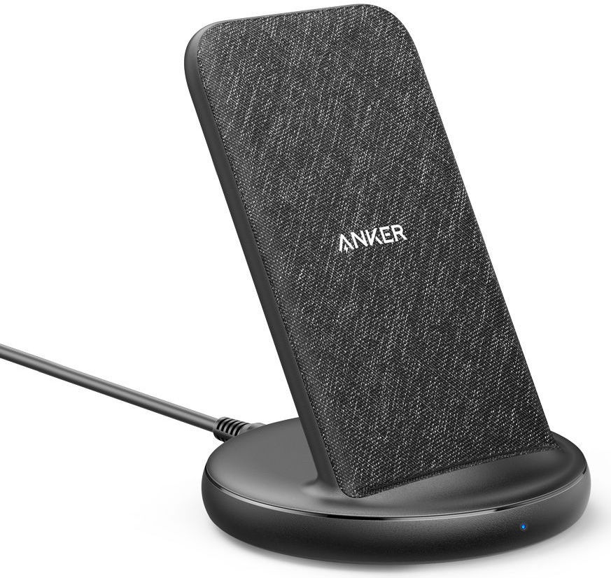 Anker PowerWave II Sense (15W) Draadloze Oplader met Standaard Zwart afbeelding 1