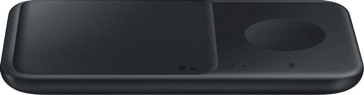 Originele Samsung Wireless Charger Duo Pad Smartphone/Buds/Watch Zwart afbeelding 4