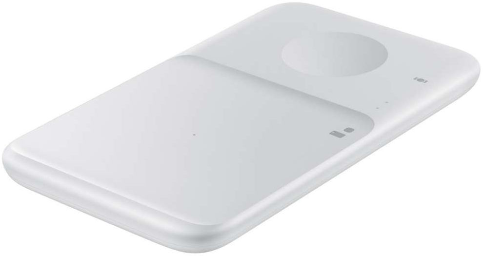 Originele Samsung Wireless Charger Duo Pad Smartphone/Buds/Watch Wit afbeelding 5