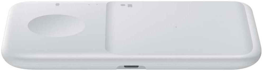 Originele Samsung Wireless Charger Duo Pad Smartphone/Buds/Watch Wit afbeelding 4