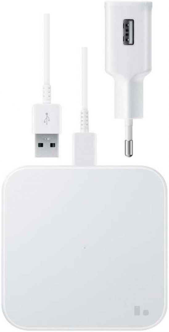 Originele Samsung Wireless Charger Pad Fast Charge 9W + Adapter Wit afbeelding 1