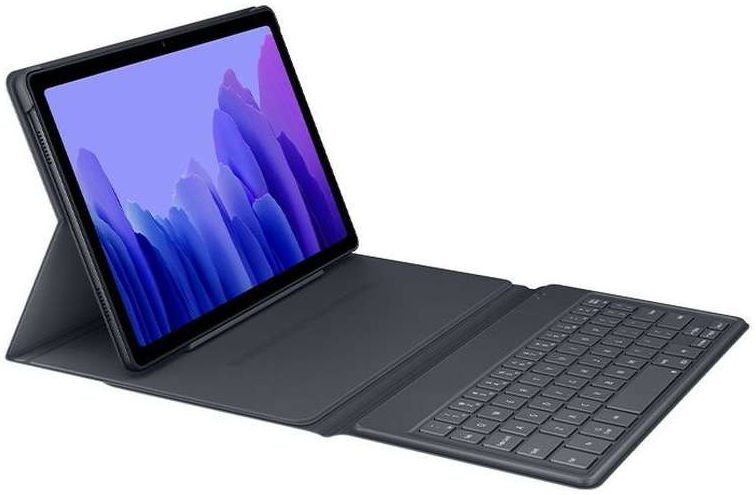 Originele Samsung Galaxy Tab A7 (2020 / 2022) Hoes met Keyboard Grijs afbeelding 1