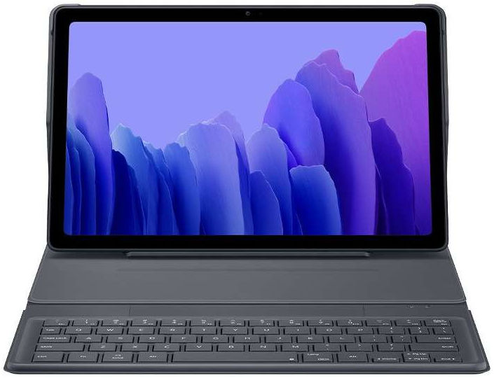 Originele Samsung Galaxy Tab A7 (2020 / 2022) Hoes met Keyboard Grijs afbeelding 2