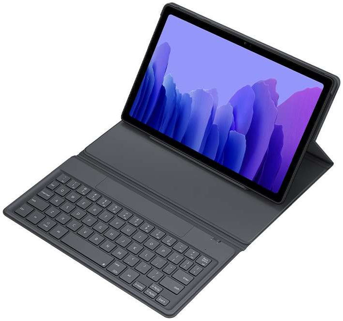 Originele Samsung Galaxy Tab A7 (2020 / 2022) Hoes met Keyboard Grijs afbeelding 3