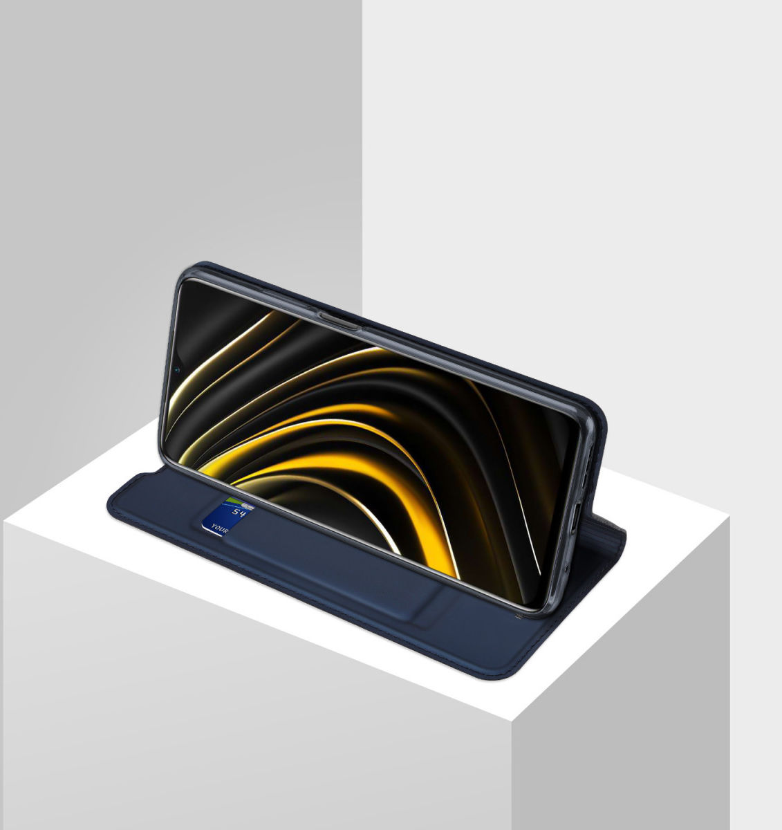 Dux Ducis Skin Pro Series Xiaomi Poco M3 Hoesje Wallet Case Blauw afbeelding 7