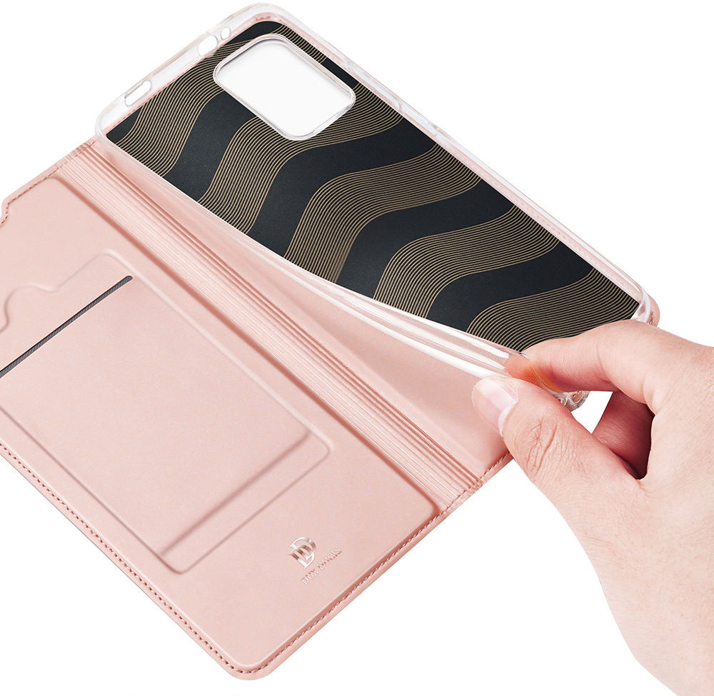 Dux Ducis Skin Pro Series Xiaomi Poco M3 Hoesje Wallet Case Roze afbeelding 5