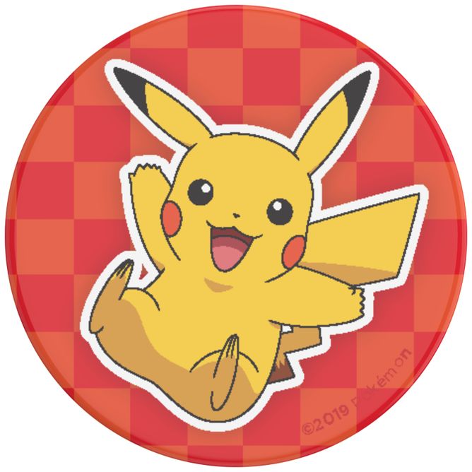 PopSockets PopGrip PopTop Telefoon Greep/Standaard PopSockets Pickachu afbeelding 2