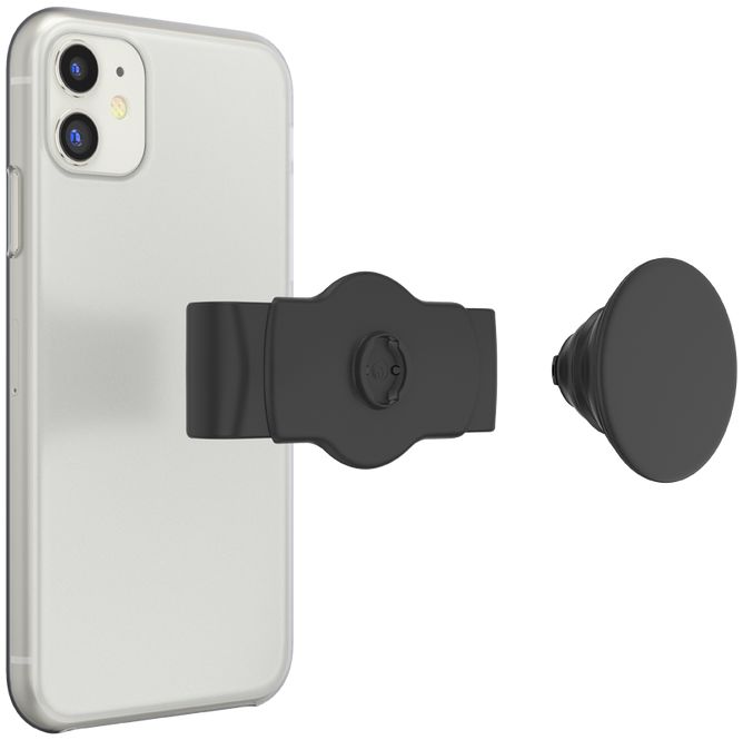 PopSockets PopGrip Slide Stretch Verstelbare Telefoon Greep Zwart afbeelding 5
