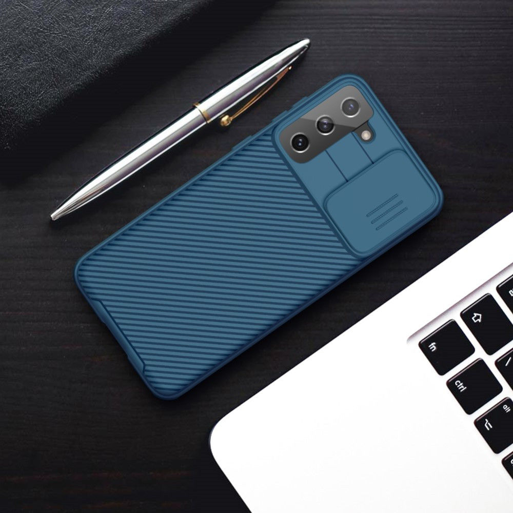 Nillkin CamShield Samsung Galaxy S21 Plus Hoesje Camera Slider Blauw afbeelding 8