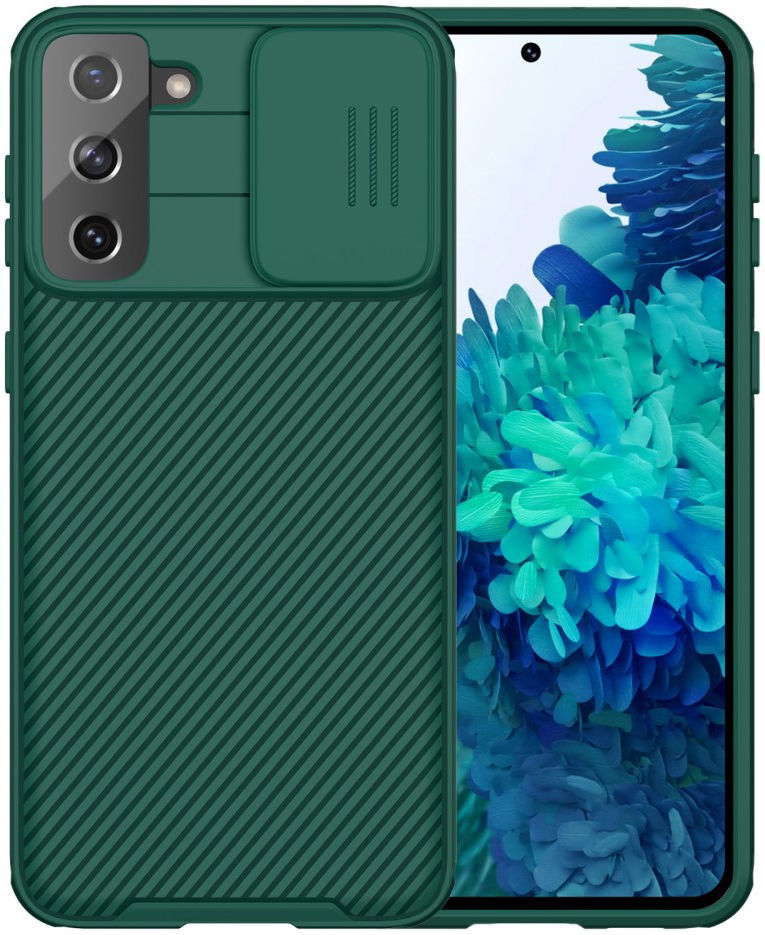 Nillkin CamShield Samsung Galaxy S21 Plus Hoesje Camera Slider Groen afbeelding 1
