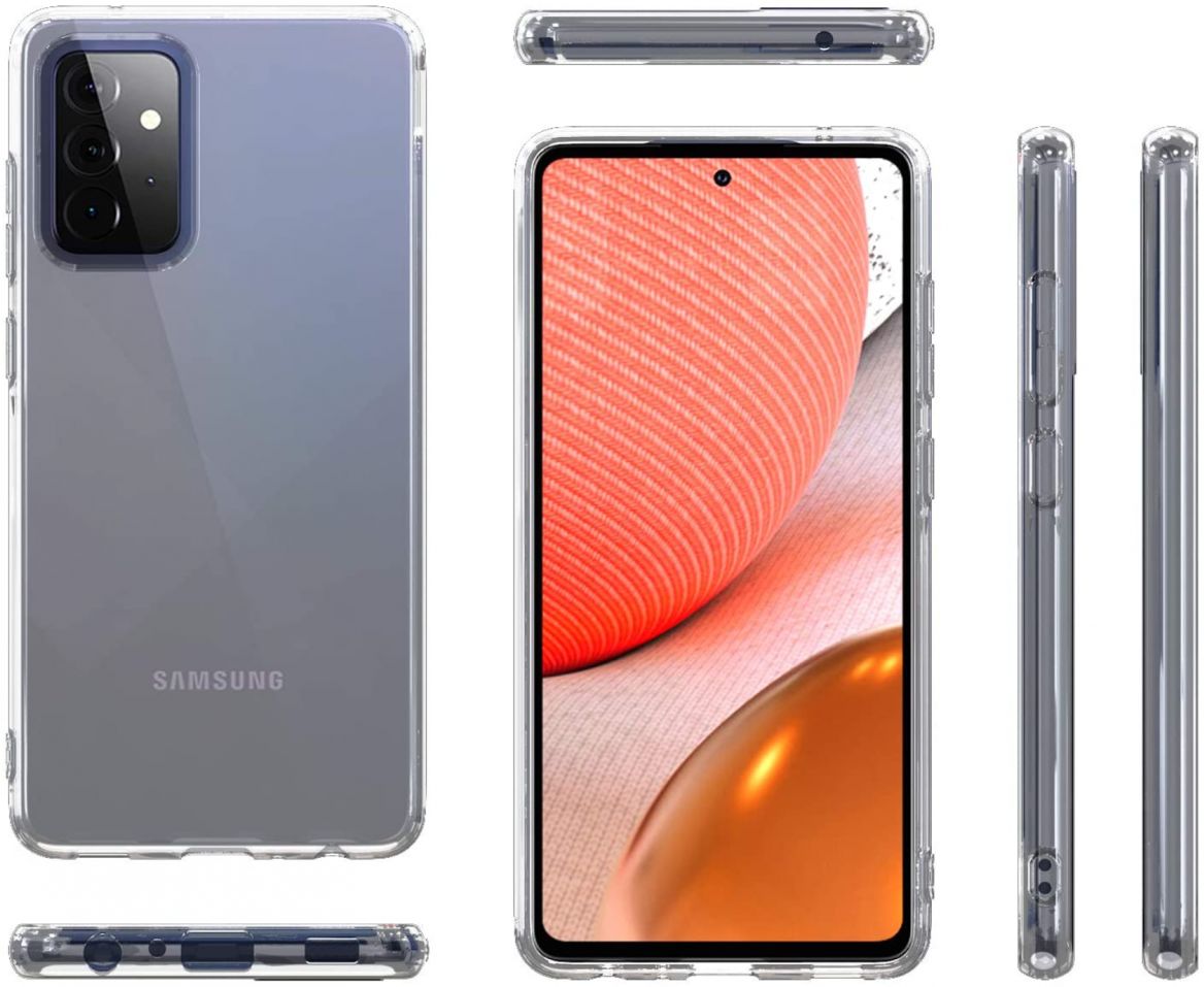 Samsung Galaxy A72 Hoesje Back Cover Dun TPU Transparant afbeelding 6