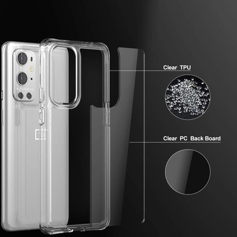 OnePlus 9 Pro Hoesje Dun TPU Back Cover Transparant afbeelding 5