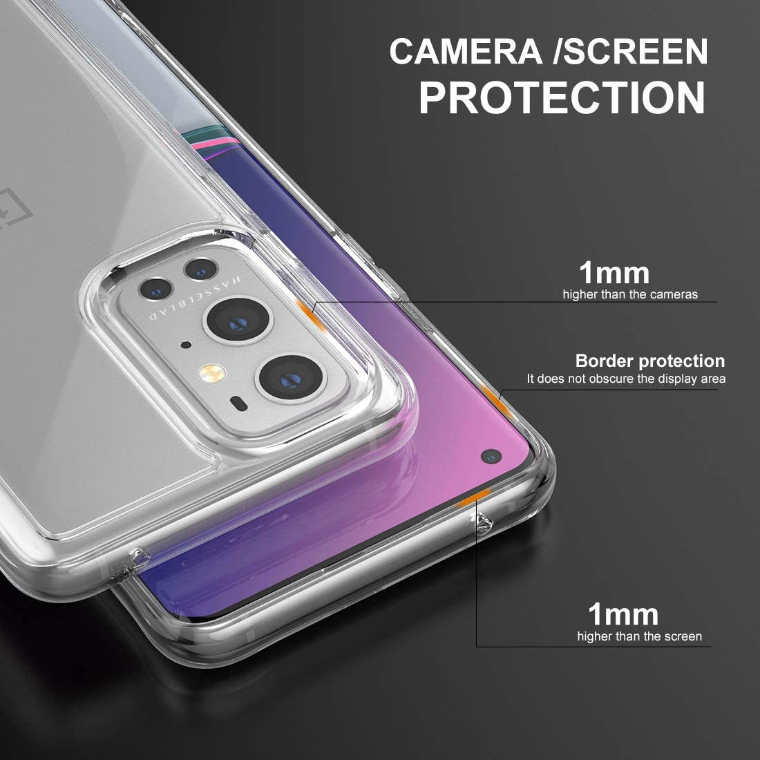 OnePlus 9 Pro Hoesje Dun TPU Back Cover Transparant afbeelding 6