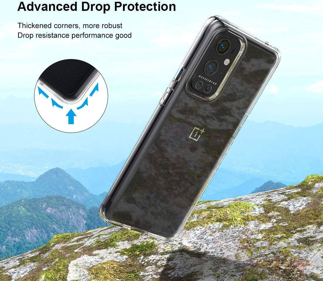 OnePlus 9 Pro Hoesje Dun TPU Back Cover Transparant afbeelding 8