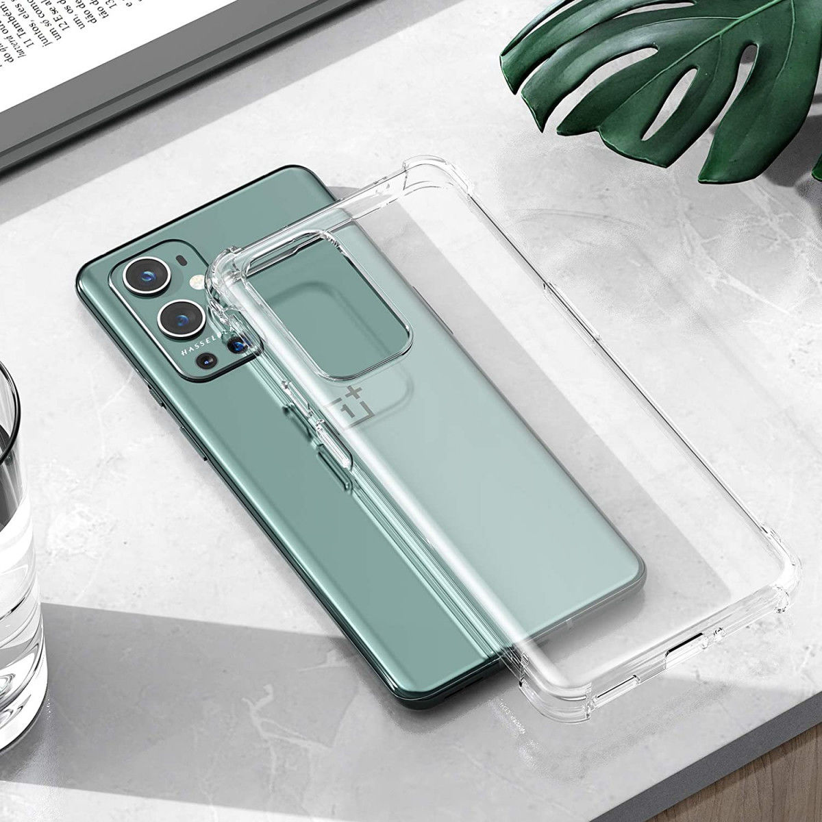 OnePlus 9 Pro Hoesje TPU Schokbestendig Back Cover Transparant afbeelding 9