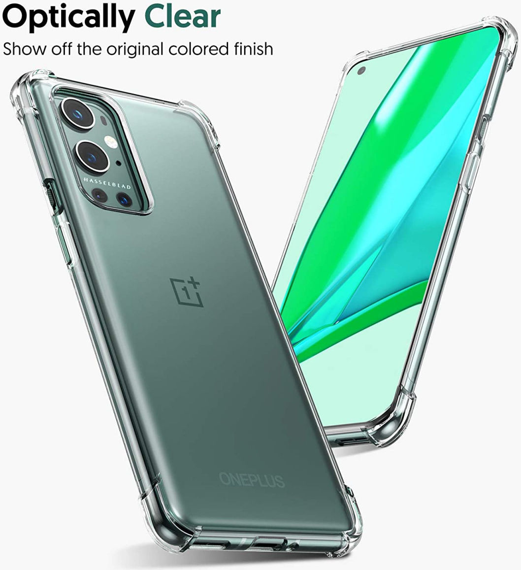 OnePlus 9 Pro Hoesje TPU Schokbestendig Back Cover Transparant afbeelding 8