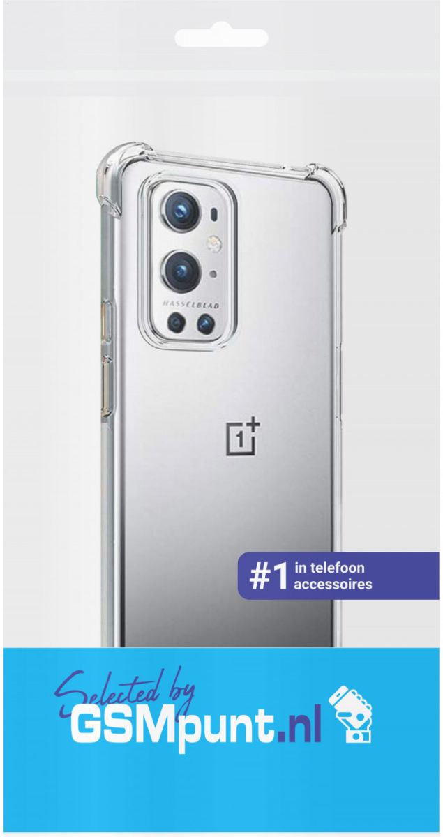 OnePlus 9 Pro Hoesje TPU Schokbestendig Back Cover Transparant afbeelding 2