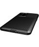 OnePlus 9 Pro Hoesje Siliconen Carbon TPU Back Cover Zwart
