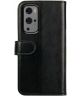 Rosso Element OnePlus 9 Pro Hoesje Book Cover Wallet Case Zwart