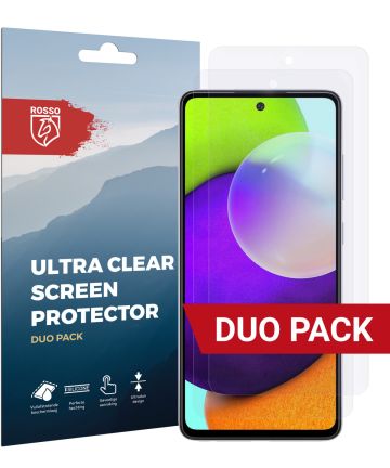 Rosso Samsung Galaxy A52 / A52S Ultra Clear Screen Protector Duo Pack Screen Protectors