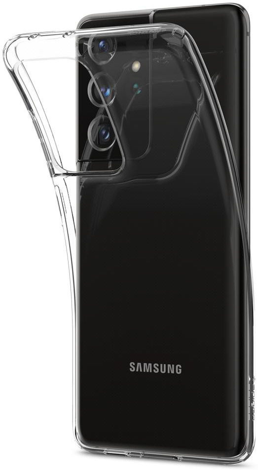 Spigen Liquid Crystal Samsung Galaxy S21 Ultra Hoesje Transparant afbeelding 10