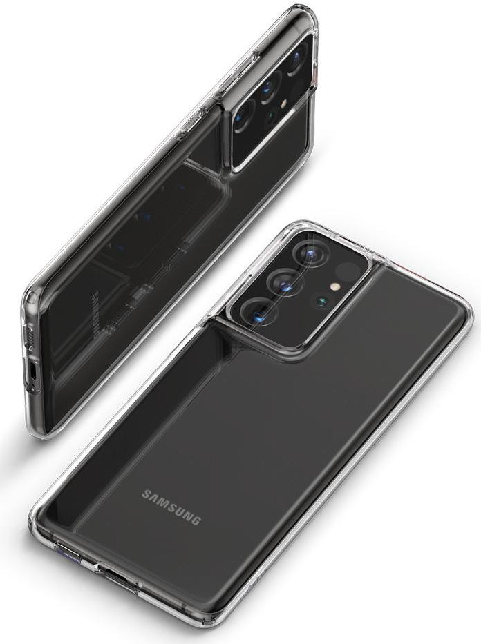 Spigen Liquid Crystal Samsung Galaxy S21 Ultra Hoesje Transparant afbeelding 9