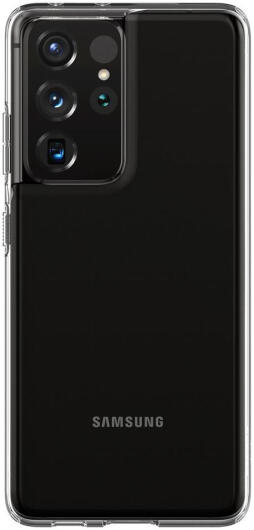 Spigen Liquid Crystal Samsung Galaxy S21 Ultra Hoesje Transparant afbeelding 11
