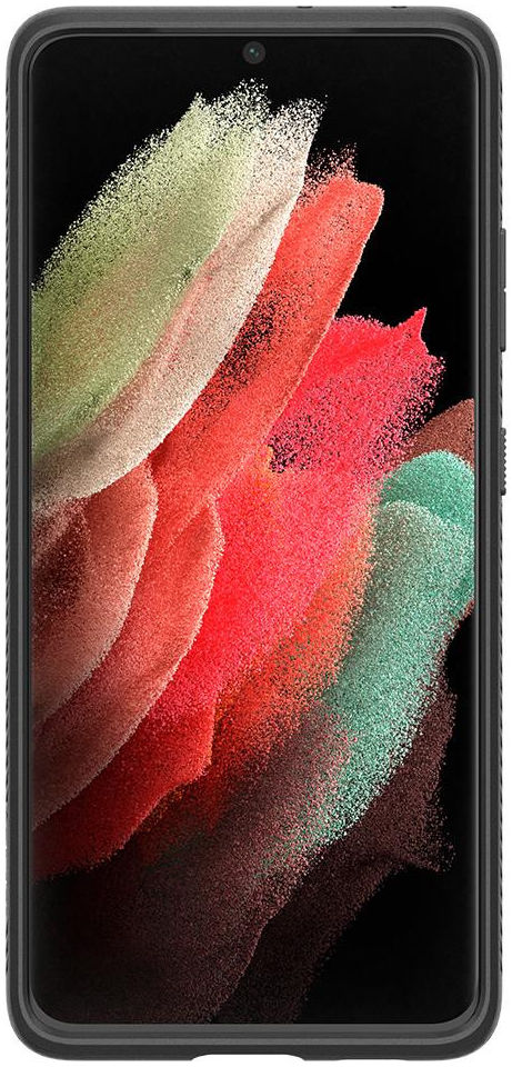 Spigen Liquid Air Samsung Galaxy S21 Ultra Hoesje Zwart afbeelding 12