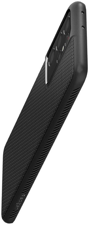 Spigen Liquid Air Samsung Galaxy S21 Ultra Hoesje Zwart afbeelding 14