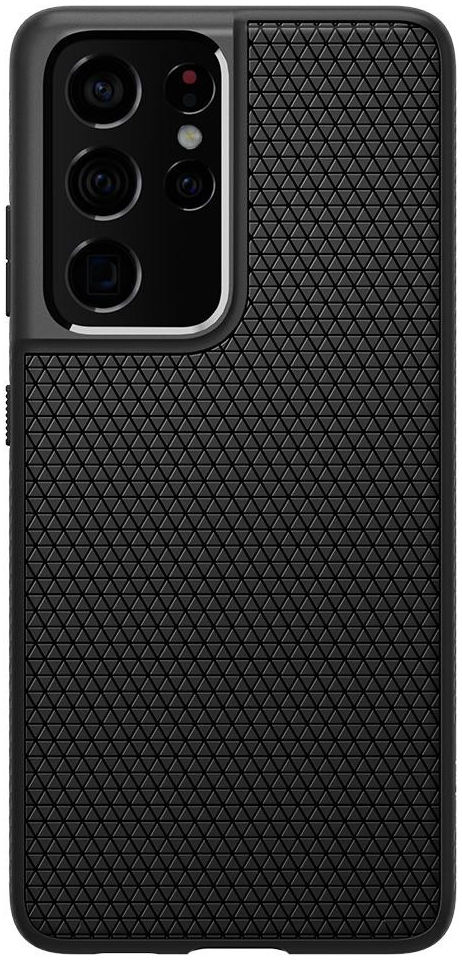 Spigen Liquid Air Samsung Galaxy S21 Ultra Hoesje Zwart afbeelding 10