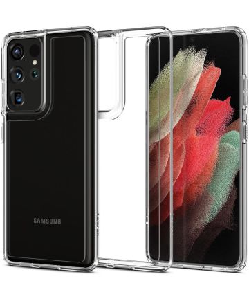Spigen Ultra Hybrid Samsung Galaxy S21 Ultra Hoesje Transparant Hoesjes