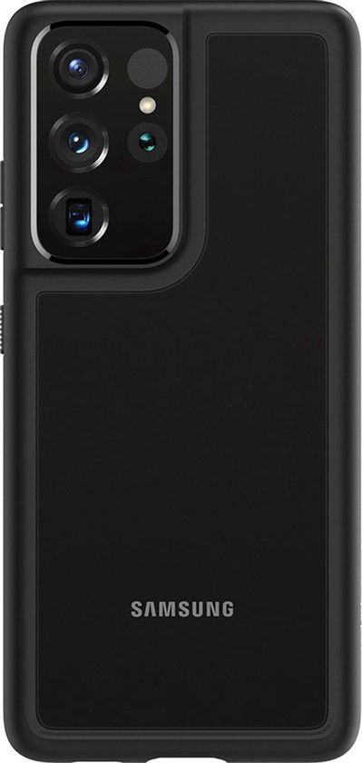 Spigen Ultra Hybrid Samsung Galaxy S21 Ultra Hoesje Zwart afbeelding 2