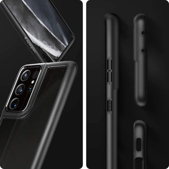 Spigen Ultra Hybrid Samsung Galaxy S21 Ultra Hoesje Zwart afbeelding 7