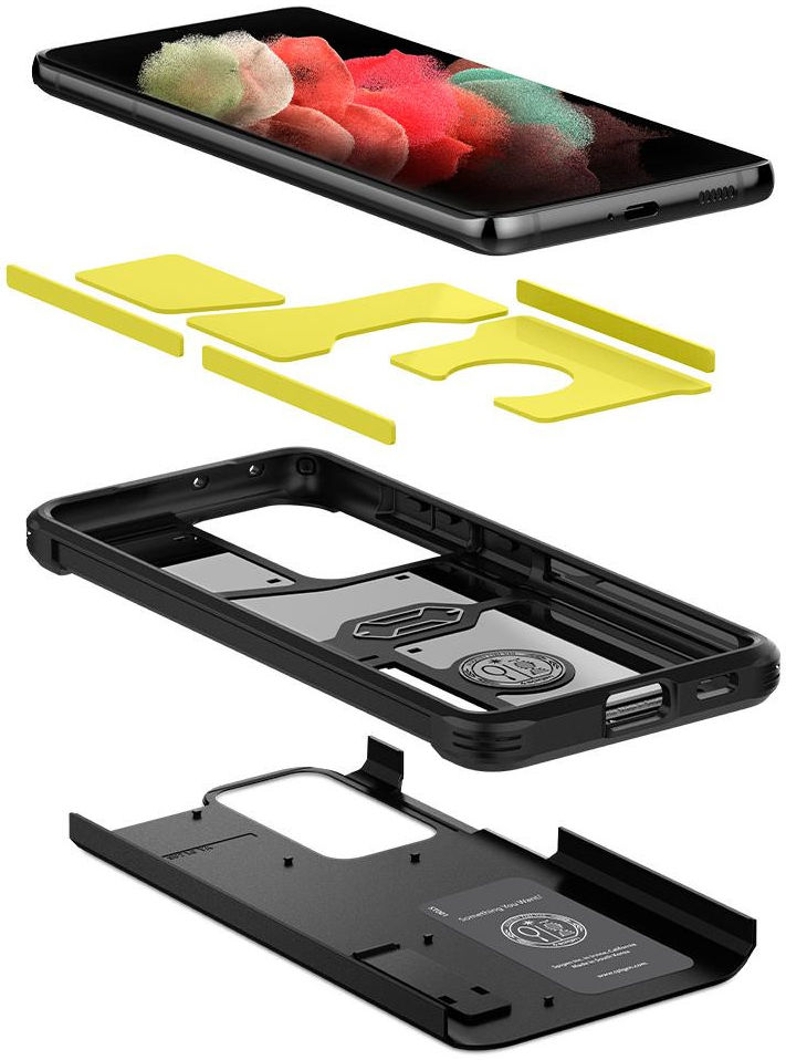 Spigen Tough Armor Samsung Galaxy S21 Ultra Hoesje Gunmetal afbeelding 13