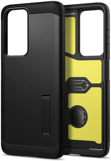 Spigen Tough Armor Samsung Galaxy S21 Ultra Hoesje Gunmetal afbeelding 2