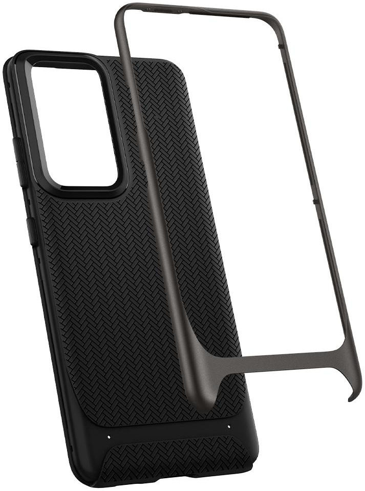 Spigen Neo Hybrid Samsung Galaxy S21 Ultra Hoesje Gunmetal afbeelding 10