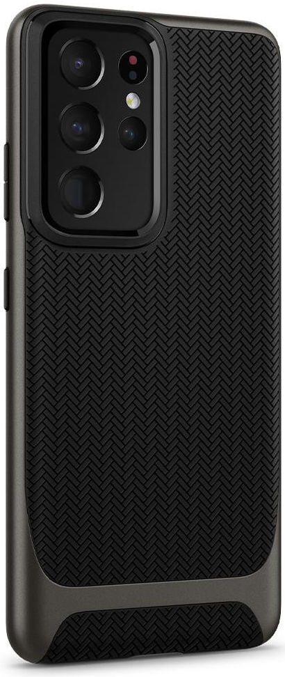 Spigen Neo Hybrid Samsung Galaxy S21 Ultra Hoesje Gunmetal afbeelding 11