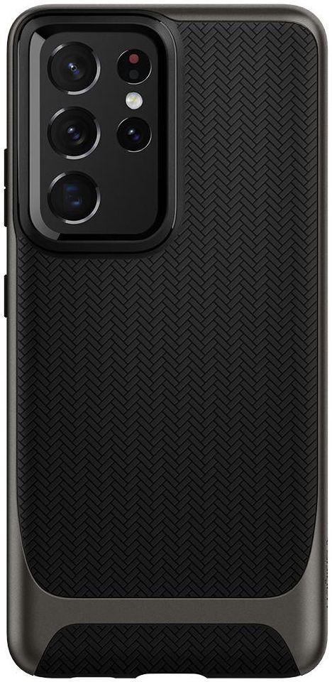Spigen Neo Hybrid Samsung Galaxy S21 Ultra Hoesje Gunmetal afbeelding 2