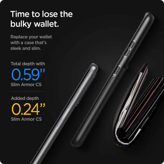 Spigen Slim Armor CS Samsung Galaxy S21 Ultra Hoesje Zwart afbeelding 7