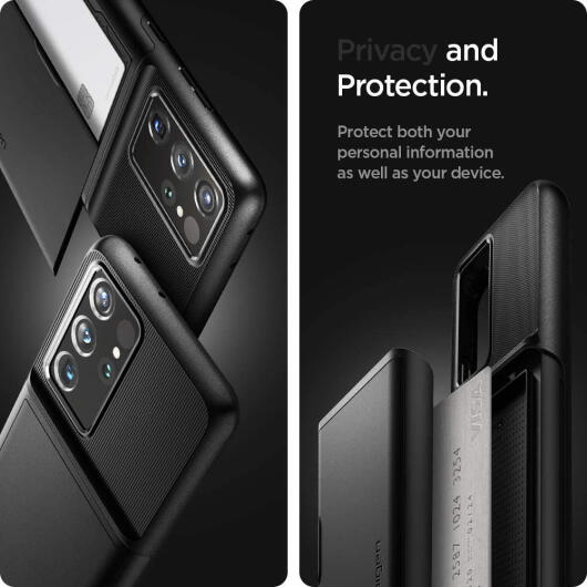 Spigen Slim Armor CS Samsung Galaxy S21 Ultra Hoesje Zwart afbeelding 10
