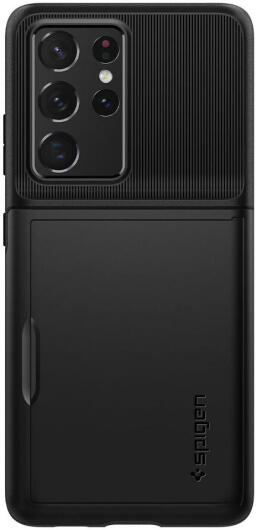 Spigen Slim Armor CS Samsung Galaxy S21 Ultra Hoesje Zwart afbeelding 4