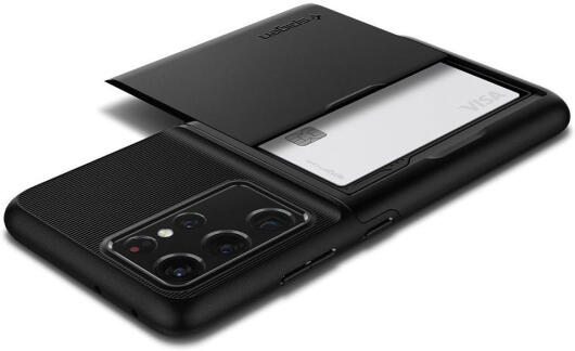 Spigen Slim Armor CS Samsung Galaxy S21 Ultra Hoesje Zwart afbeelding 15
