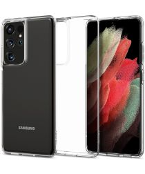 Spigen Crystal Flex Samsung Galaxy S21 Ultra Hoesje Transparant