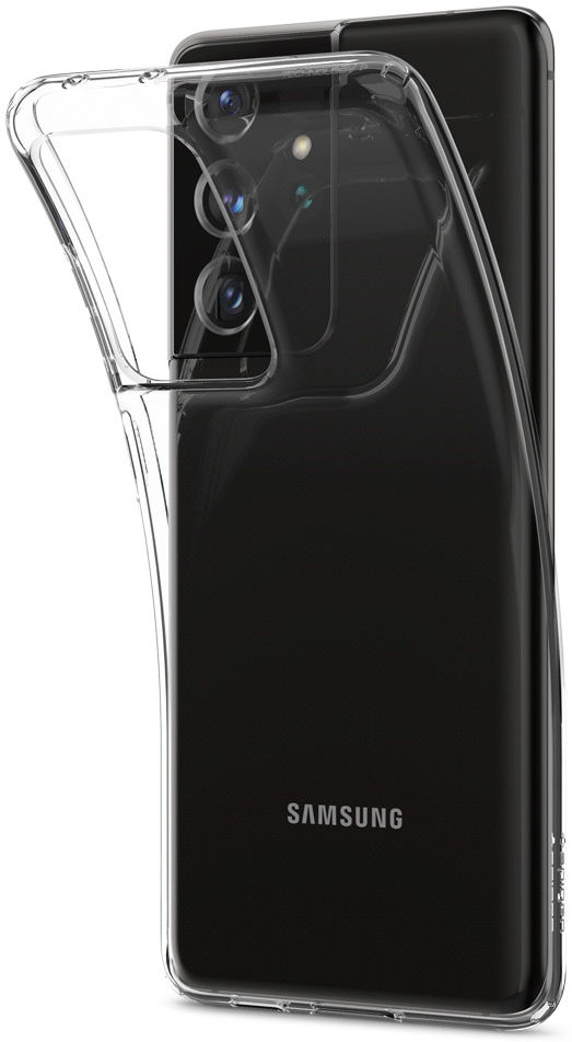 Spigen Crystal Flex Samsung Galaxy S21 Ultra Hoesje Transparant afbeelding 6