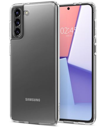 Spigen Liquid Crystal Samsung Galaxy S21 Plus Hoesje Transparant Hoesjes