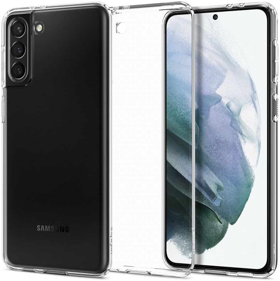 Spigen Liquid Crystal Samsung Galaxy S21 Plus Hoesje Transparant afbeelding 14