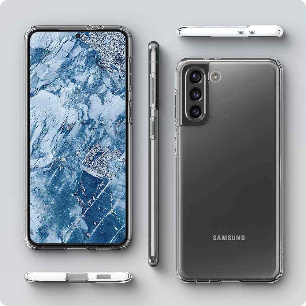 Spigen Liquid Crystal Samsung Galaxy S21 Plus Hoesje Transparant afbeelding 9