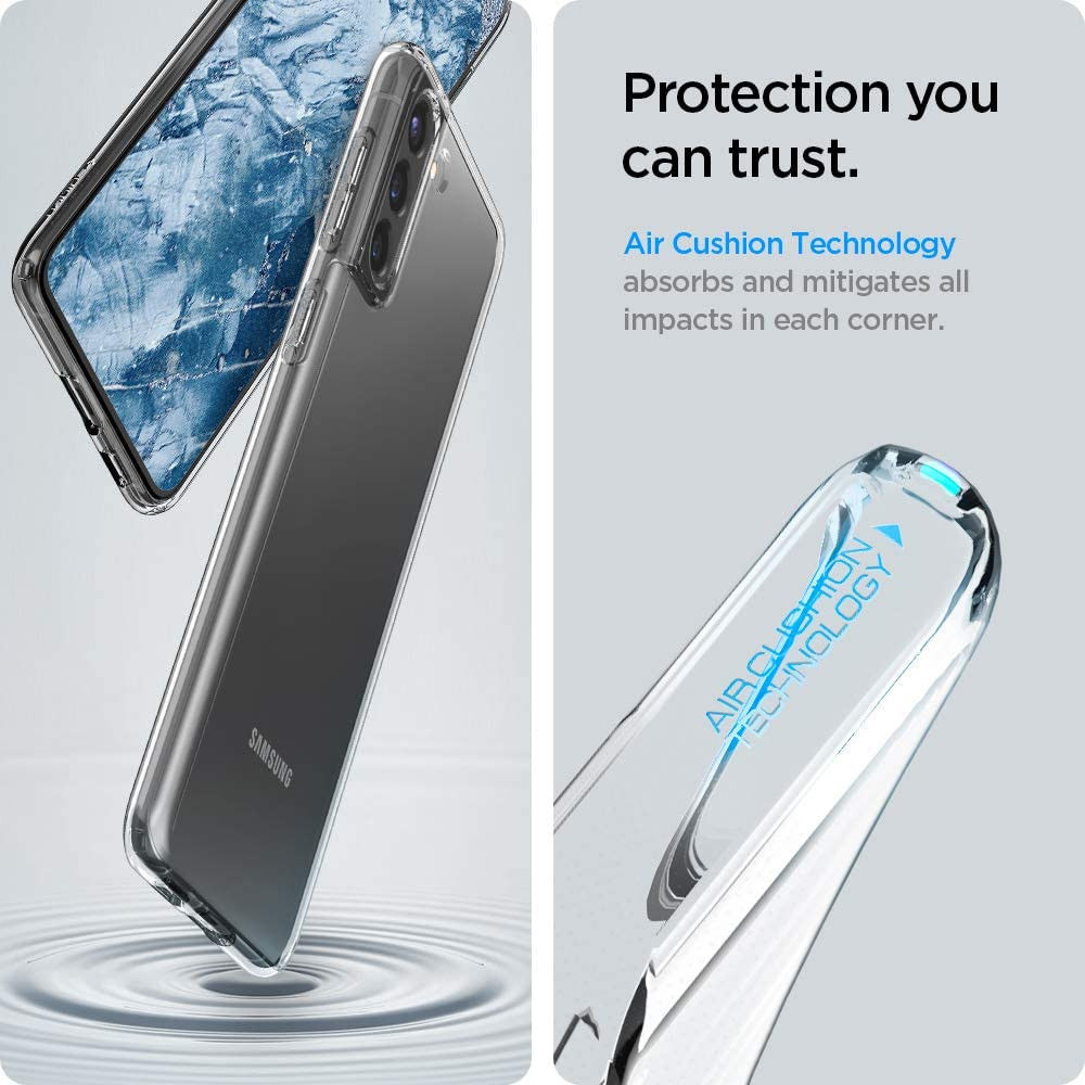 Spigen Liquid Crystal Samsung Galaxy S21 Plus Hoesje Transparant afbeelding 4