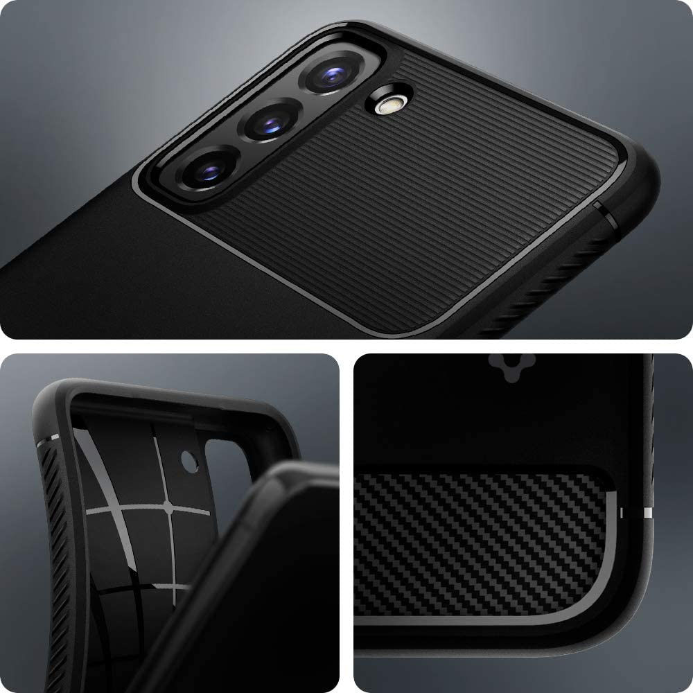 Spigen Rugged Armor Samsung Galaxy S21 Plus Hoesje Zwart afbeelding 6