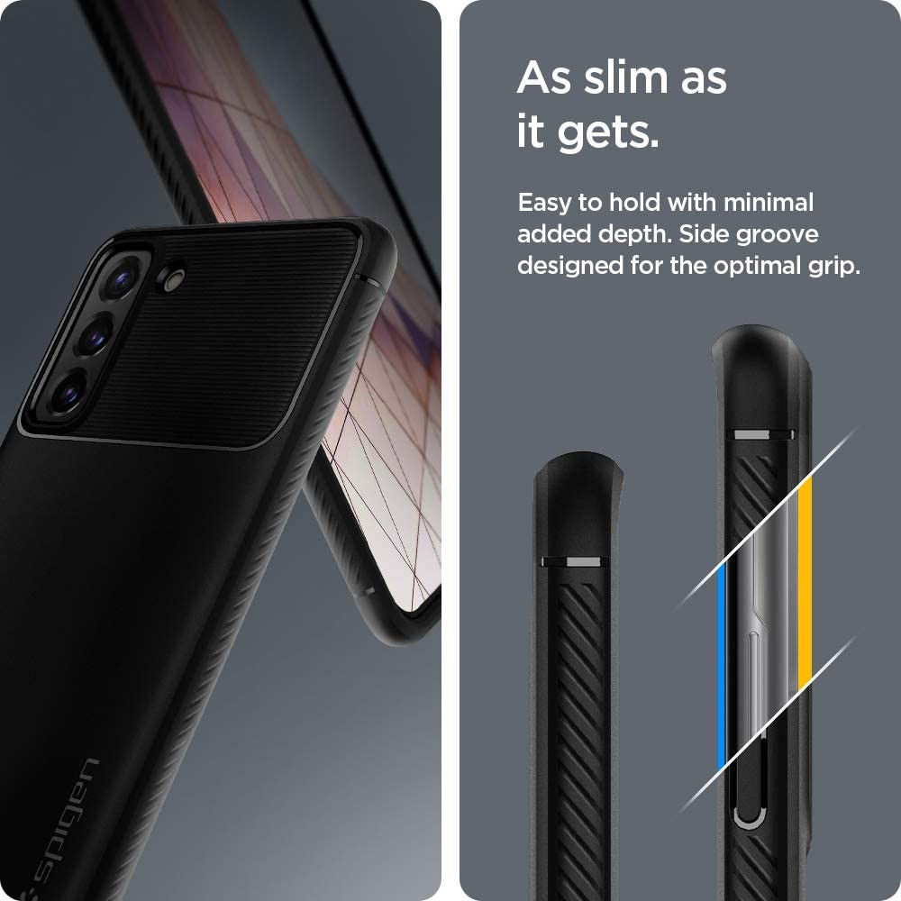 Spigen Rugged Armor Samsung Galaxy S21 Plus Hoesje Zwart afbeelding 8
